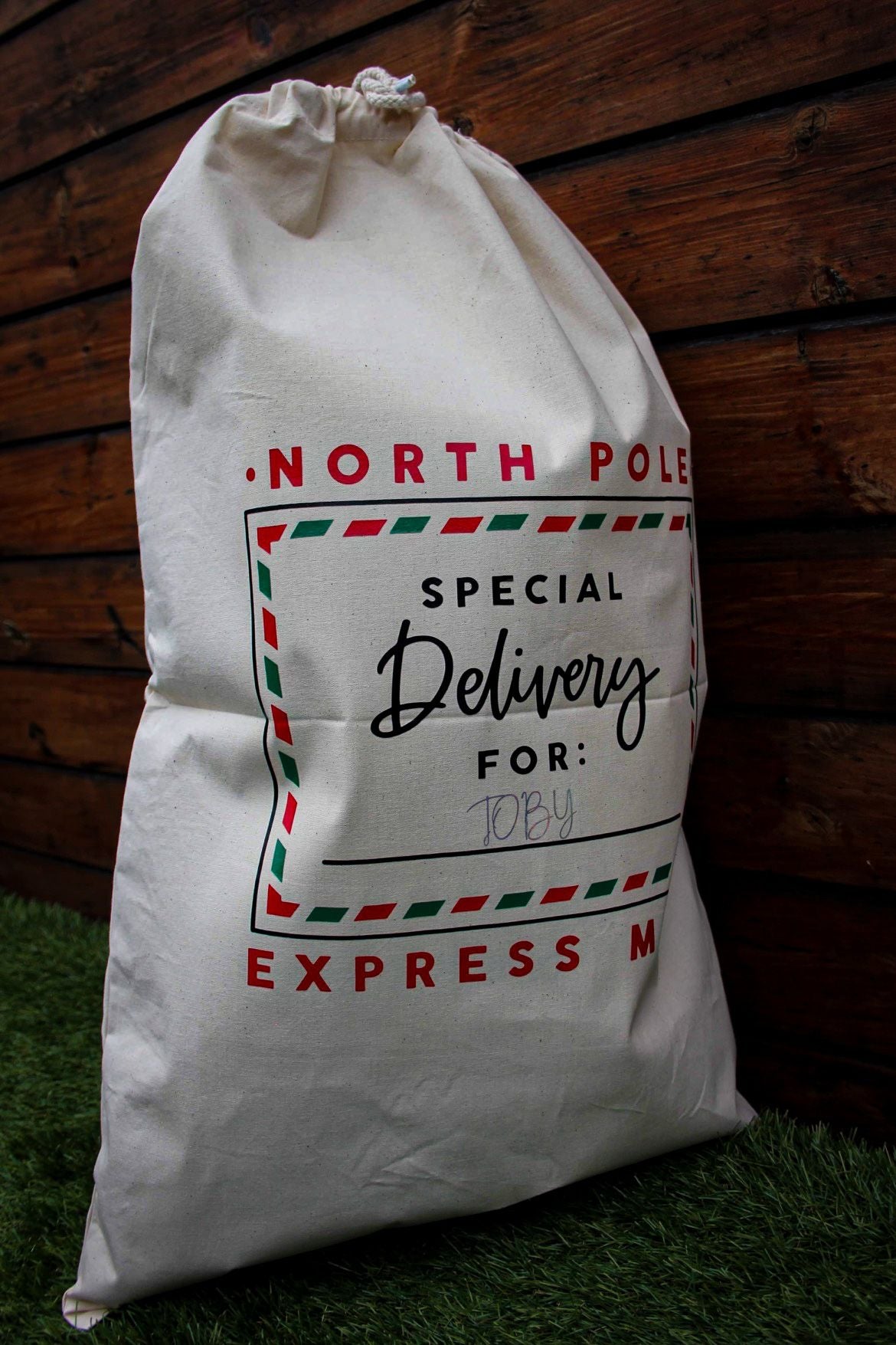 Special Delivery- Personalised Christmas Sack