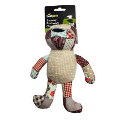 Bestpets Squeaky Patchwork Chimp