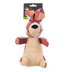 Bestpets Squeaky Patchwork Rabbit