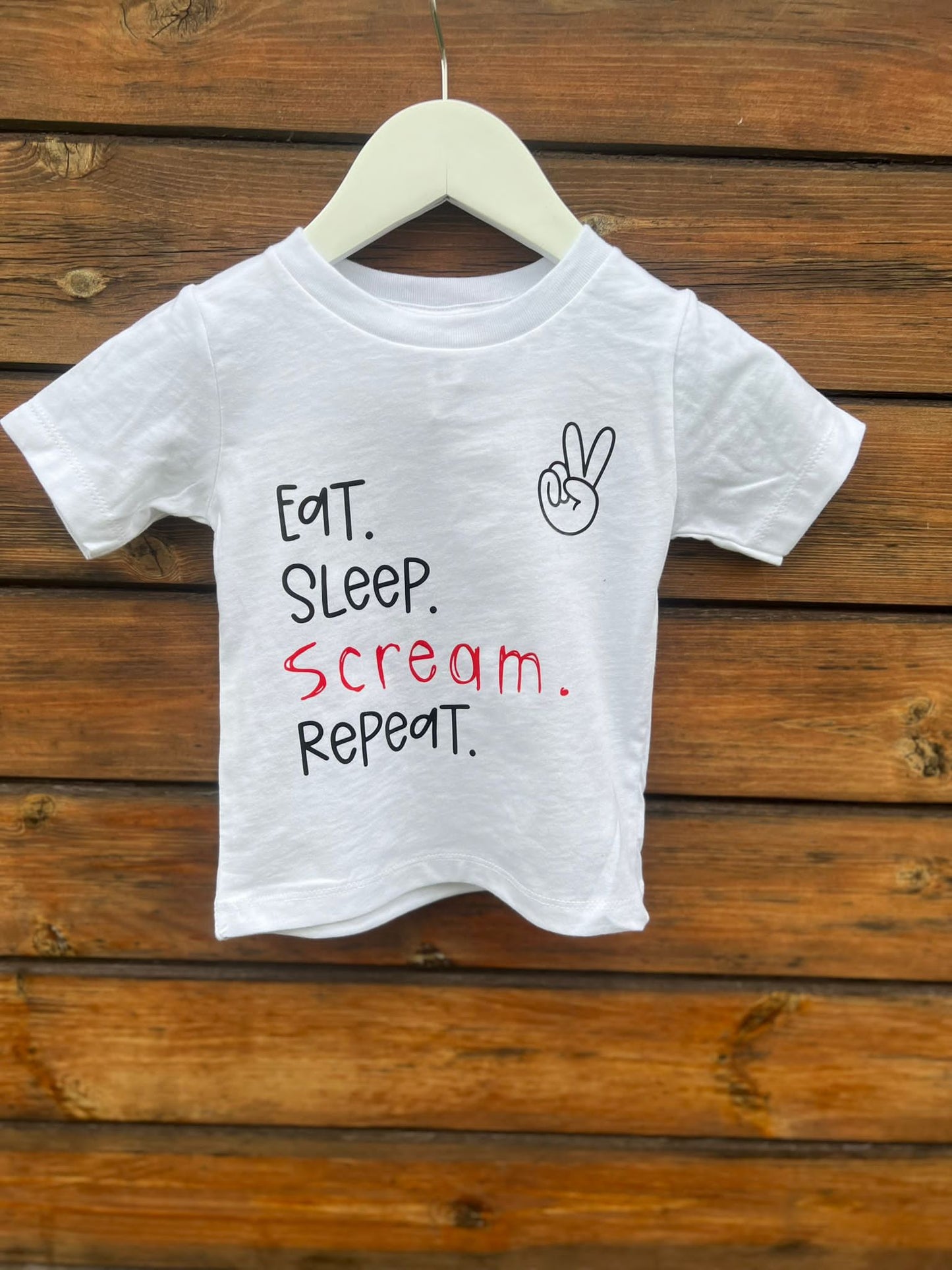 Eat, Sleep, Scream Tee