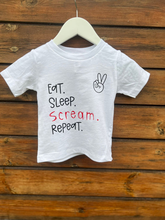 Eat, Sleep, Scream Tee